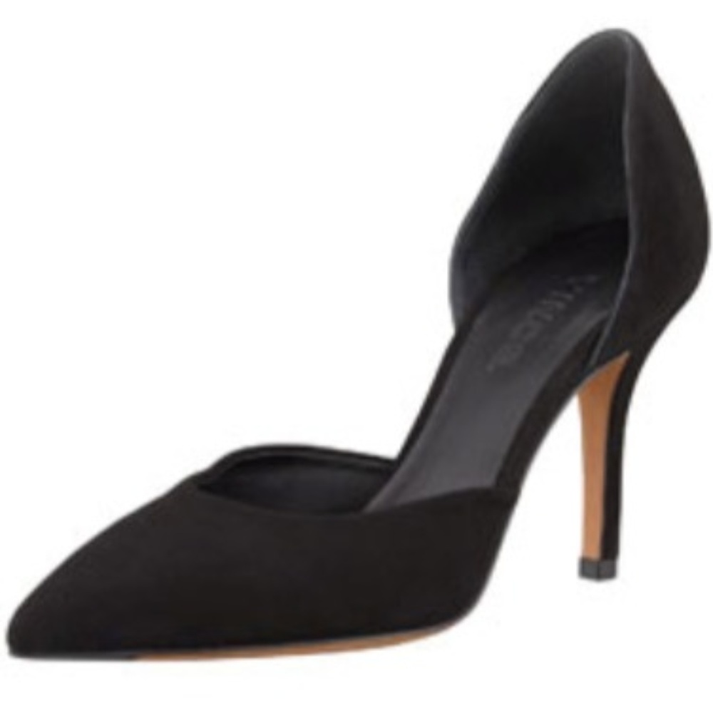 VINCE Celeste Black Suede 8M